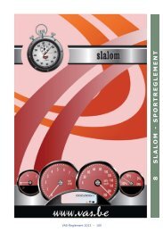 8 SLALOM - SPORTREGLEMENT - VAS