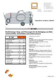 SF 1000 - MKR Metzger GmbH
