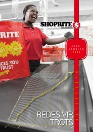 Volledige Jaarverslag (Afrikaans) - Shoprite