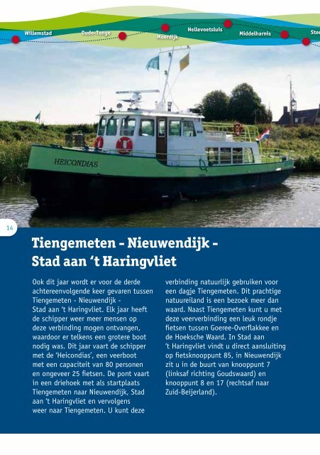 'Overvaren' over Haringvliet, Hollandsch Diep en ... - Deltapontjes
