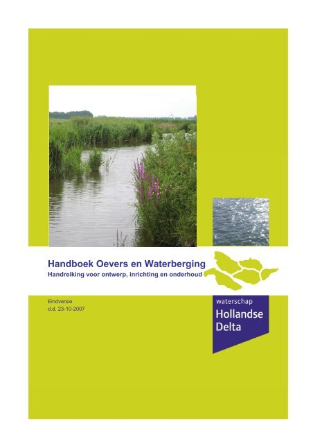 Handboek Oevers en Waterberging - Waterschap Hollandse Delta