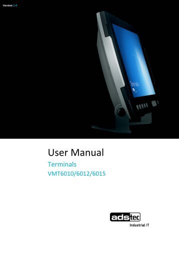 VMT6010/6012/6015 User Manual EN V1.3 - ads-tec