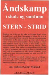 Bok om Stern saken - Norges Kommentar Avis