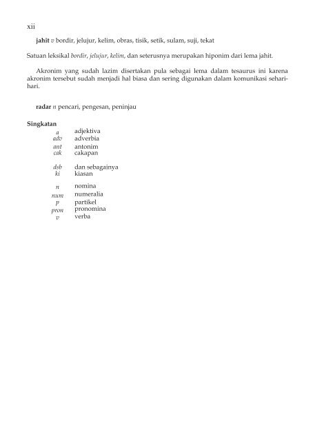 Kamus Besar Tesaurus Bahasa Indonesia pdf The Indonesian