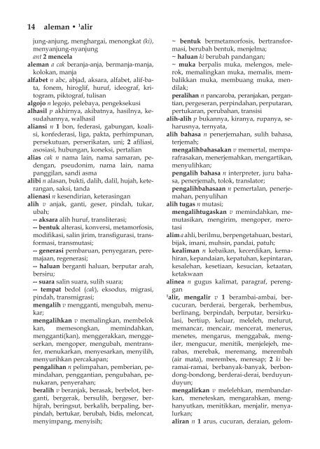 Kamus Besar Tesaurus Bahasa Indonesia pdf The Indonesian