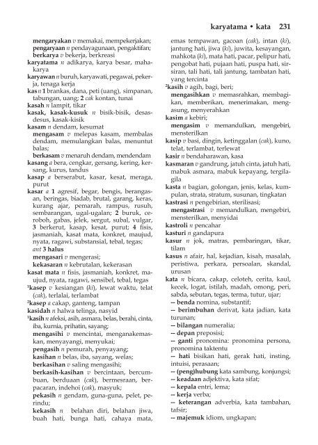 Kamus Besar Tesaurus Bahasa Indonesia pdf The Indonesian