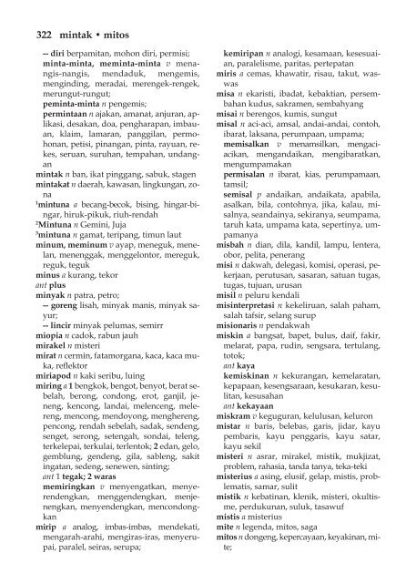 Kamus Besar Tesaurus Bahasa Indonesia pdf The Indonesian