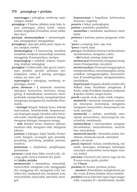 Kamus Besar Tesaurus Bahasa Indonesia pdf The Indonesian