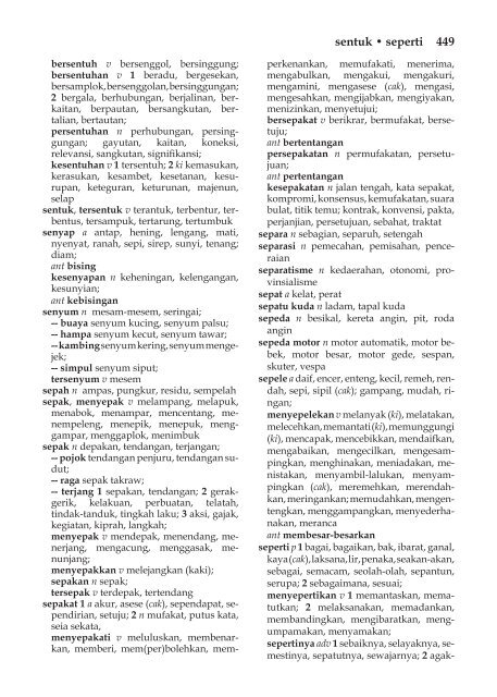 Kamus Besar Tesaurus Bahasa Indonesia pdf The Indonesian