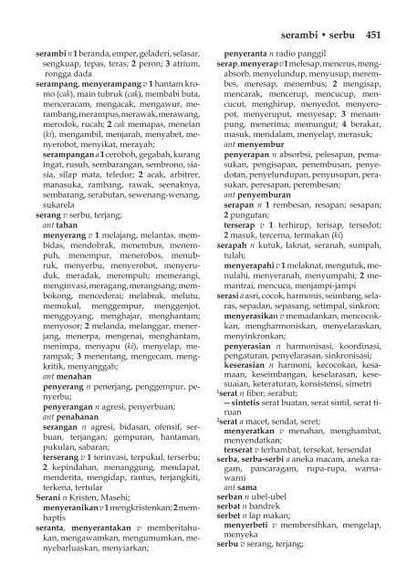 Kamus Besar Tesaurus Bahasa Indonesia pdf The Indonesian