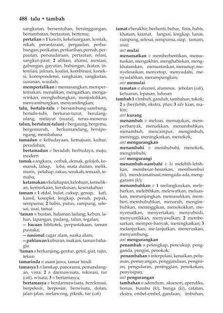 Kamus Besar Tesaurus Bahasa Indonesia pdf The Indonesian