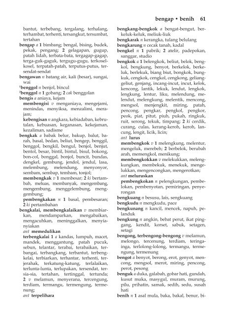 Kamus Besar Tesaurus Bahasa Indonesia pdf The Indonesian