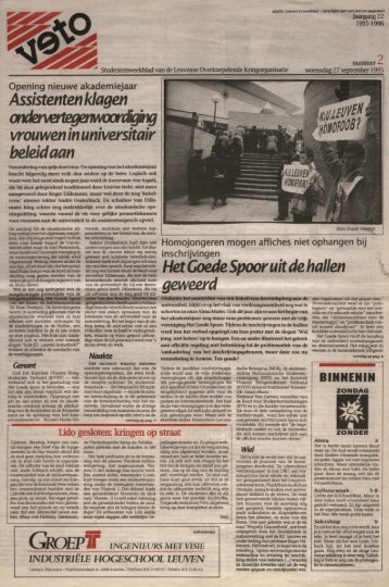 Assistenten klagen vrouwen inuniversna beleidaan Het ... - Veto