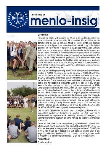 Insig 29 - Hoërskool Menlopark