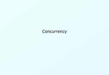 Concurrency en race condities