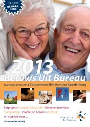 Elim en Huize Appelenburg - Zorgcentra de Betuwe