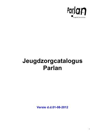 Jeugdzorgcatalogus Parlan