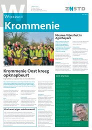 Wijkkrant Krommenie juli 2012 - Gemeente Zaanstad