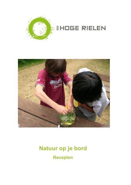 Download hier enkele recepten van Natuur op je bord