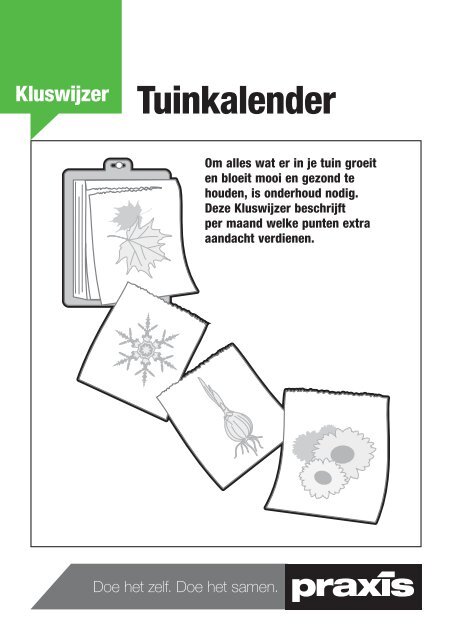 Tuinkalender - Praxis