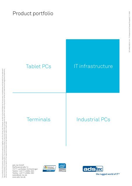 IT infrastructure Industrial firewall - ads-tec