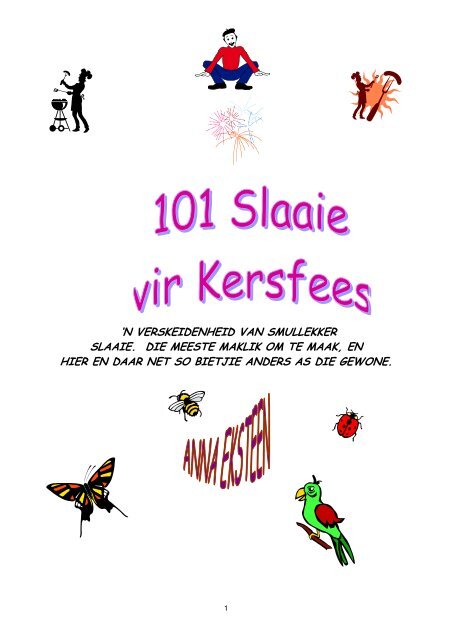 n verskeidenheid van smullekker slaaie. die meeste ... - ABC4TT