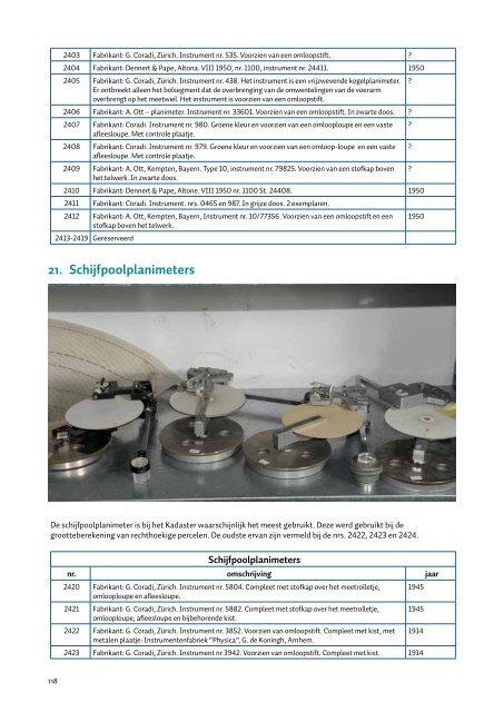 J. Tekenmateriaal en kantoorbenodigdheden