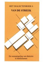 VAN DE STREEK - Variaties