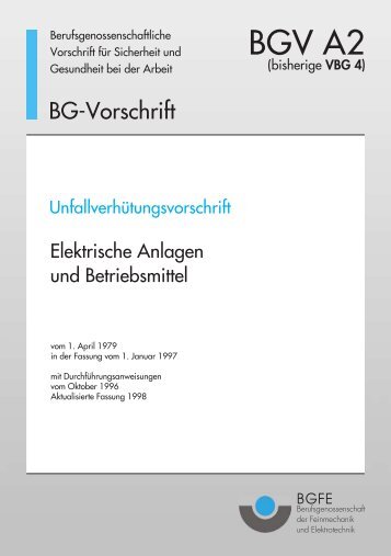 BGV A2 - Elektrische Anlagen & Betriebsmittel.pdf - marvin:service