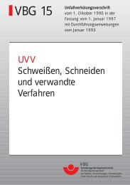 UVV Schweißen, Schneiden und verwandte Verfahren - MK ...