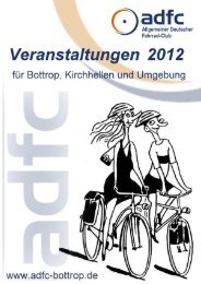 Mehrtagestouren 2012 - beim ADFC