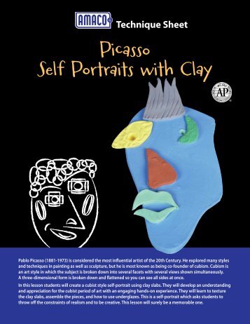 Picasso Self Portraits with Clay - Amaco