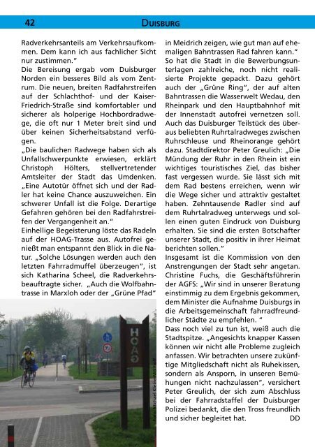 Fahrradzeitschrift Für Duisburg, Gladbeck, Mülheim - beim ADFC