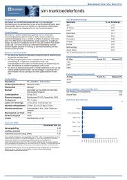 sim marktoedelerfonds - Sanlam