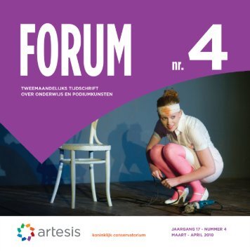 Forum 4, maart-april, jaargang 17 - Artesis Hogeschool Antwerpen