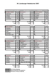 36. Lüneburger Heideturnier 2007