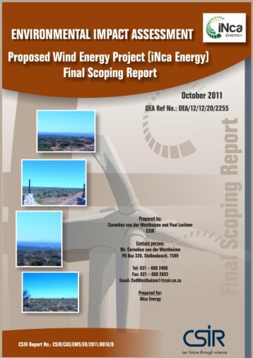 Final Scoping Report - CSIR