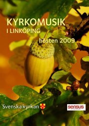 KYRKOMUSIK - Svenska kyrkan i Linköping