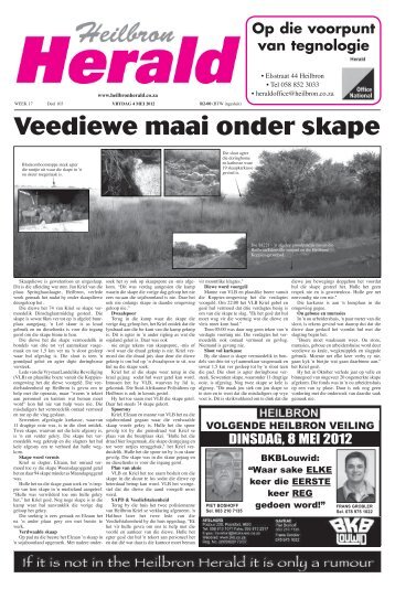 Veediewe maai onder skape