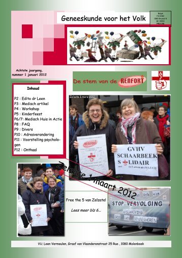 (Molenbeek) - maart 12 - Geneeskunde voor het Volk