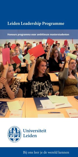 50V633 Folder Leadership 2013.indd - Universiteit Leiden