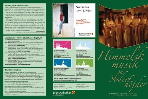Himmelsk Musik på Söders höjder (PDF - Information och ...