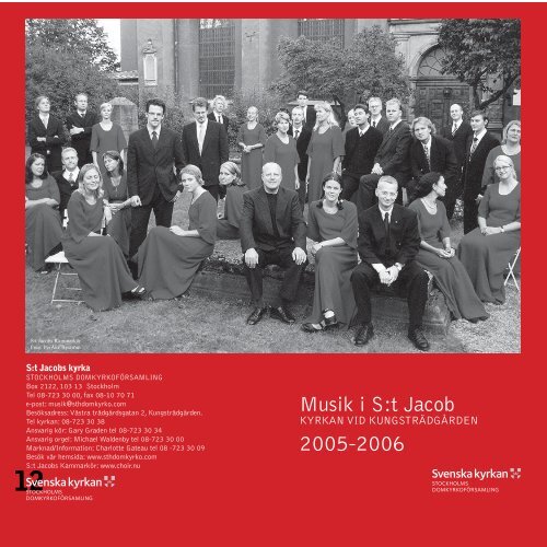 Musik i S:t Jacob - St Jacobs Kammarkör / St Jacobs Chamber Choir
