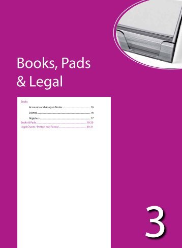 Books, Pads & Legal - Just Write