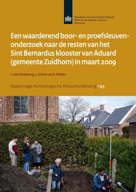Een waarderend boor - Rijksdienst voor het Cultureel Erfgoed