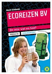 Ecoreizen leerlingentekst, incl. bronnenboek - Nieuwe scheikunde