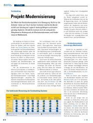Projekt Modernisierung - Multibank Software.Service AG