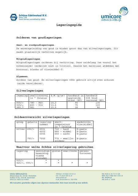 download - Schöne Edelmetaal BV.