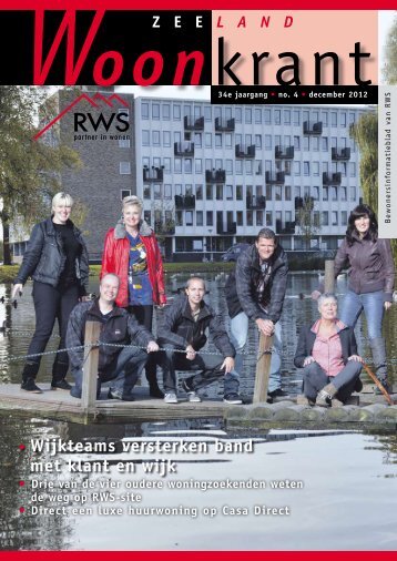 Zeeland Woonkrant december 2012 - RWS partner in wonen