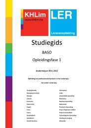 Studiegids - KHLim